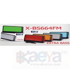 OkaeYa X-BS664FM SPEAKER Extra Bass